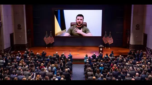 Ukraine : ce que le président Volodymyr Zelensky a dit devant le Congrès américain