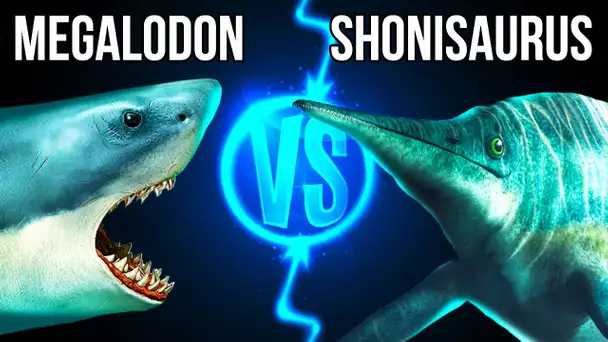 L’ultime affrontement entre le Mégalodon et le plus grand dinosaure des mers