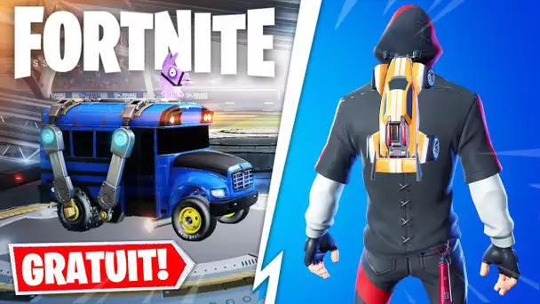 JE DEBLOQUE TOUTES LES RECOMPENSES GRATUITES FORTNITE X ROCKET LEAGUE !