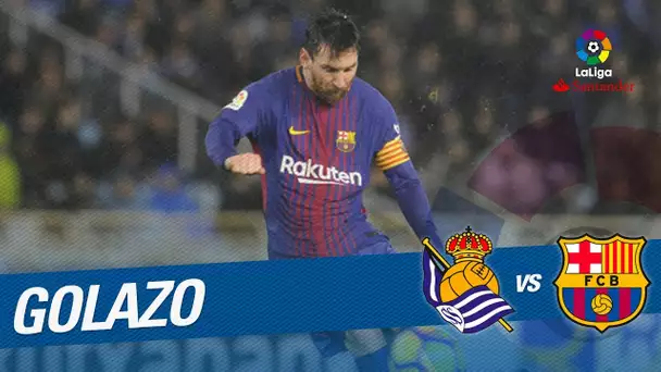 Golazo de Messi (2-4) Real Sociedad vs FC Barcelona