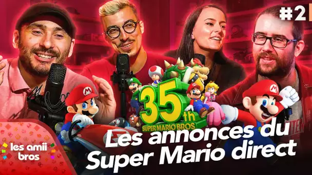 Toutes les annonces du Super Mario direct ! 💻🤩 | Les Amiibros #2