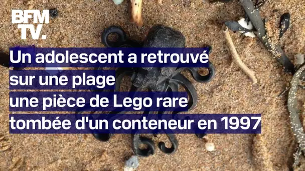 Royaume-Uni: il retrouve sur une plage une pièce de Lego rare tombée d'un conteneur en 1997