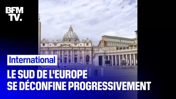 Basilique Saint-Pierre, Acropole: l'Italie, la Grèce et l'Espagne se déconfinent prudemment