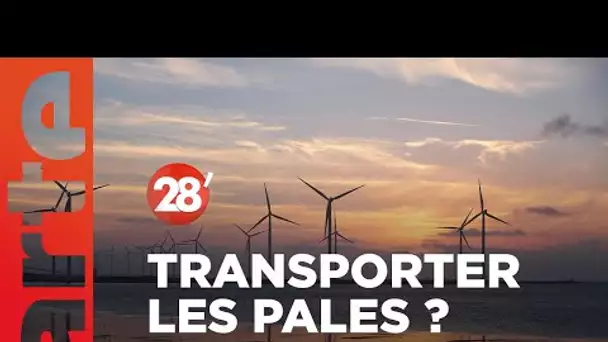 Intéressant : comment transporter les pales d’éoliennes ? - ARTE