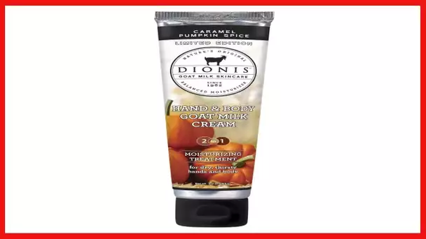 Dionis - Goat Milk Skincare Caramel Pumpkin Spice Scented Hand & Body Cream (3.3 oz)
