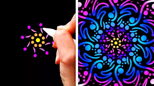 19 IDÉES DE DESSIN CAPTIVANTES QUI T'AIDERONT À TE DÉTENDRE