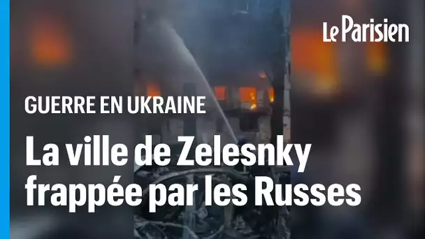 Guerre en Ukraine : des frappes russes dans la ville natale de Zelensky font au moins 10 morts