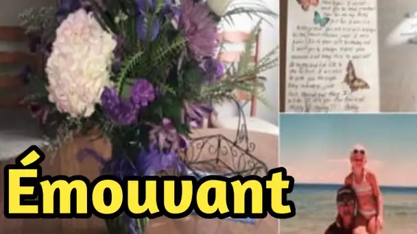 Pour ses 21 ans, elle reçoit des fleurs de son papa décédé 5 ans plus tôt et lui rend un hommage....