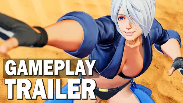 KOF XV (The King of Fighters 15) - ANGEL Gameplay Trailer (2022)