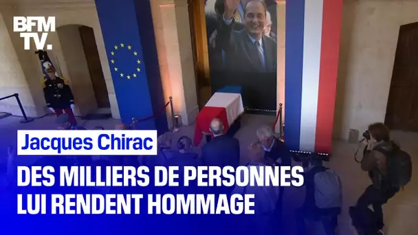 L'hommage populaire à Jacques Chirac rassemble plusieurs milliers de personnes