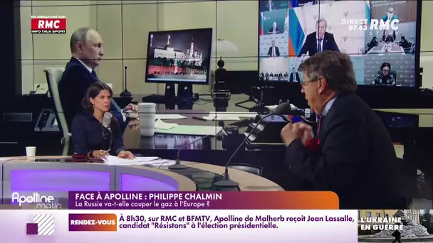 Chalmin : "Couper le robinet de gaz serait plus préjudiciable pour nous que pour Poutine"