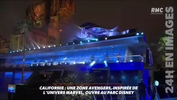 Regardez la nouvelle zone Avengers qui vient d'ouvrir à Disneyland en Californie
