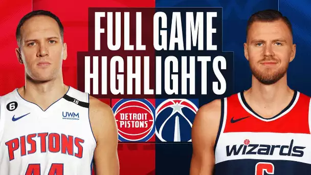 PISTONS at WIZARDS | NBA FULL GAME HIGHLIGHTS | October 25, 2022
