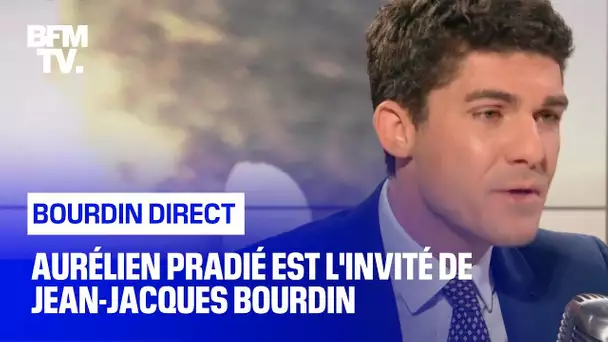 Aurélien Pradié face à Jean-Jacques Bourdin en direct