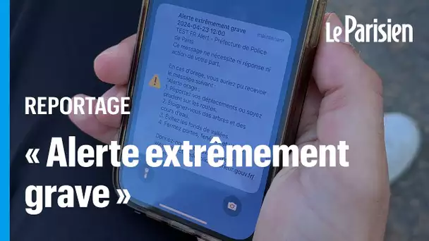 Test d’alerte envoyé sur les téléphones à Paris (17e) : « J’ai cru que mon téléphone dysfonctionnait