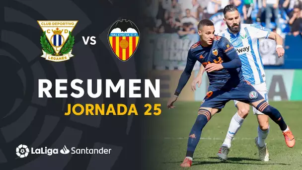 Resumen de CD Leganés vs Valencia CF (1-1)