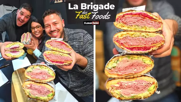 Les SANDWICHS les + BLINDÉS de Paris pour la BRIGADE des FAST FOODS? -  VLOG 1241