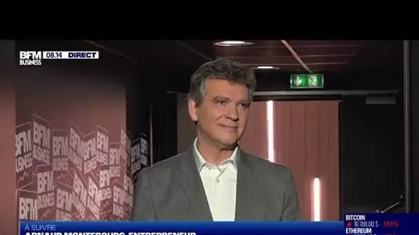 Arnaud Montebourg, entrepreneur et ancien ministre de l'Économie, est l'invité de Good Morning Bu...