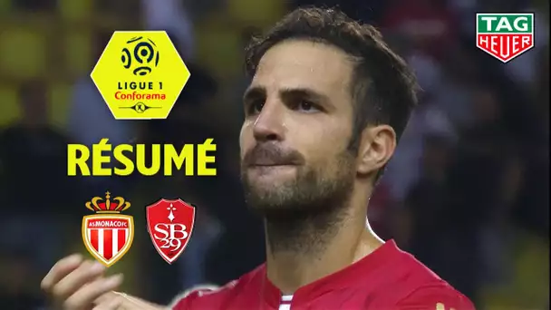 AS Monaco - Stade Brestois 29 ( 4-1 ) - Résumé - (ASM - BREST) / 2019-20