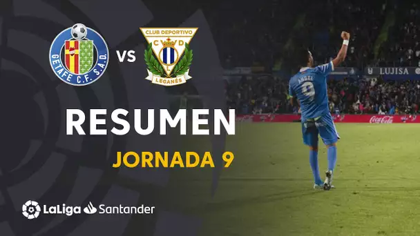 Resumen de Getafe CF vs CD Leganés (2-0)