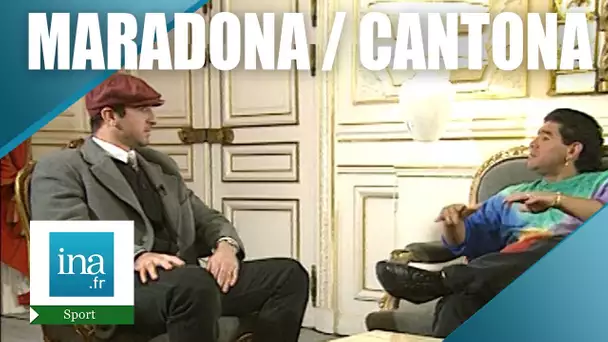 1995 : Quand Maradona rencontre Cantona | Archive INA