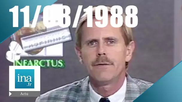 20h Antenne 2 du 11 août 1988 |  | Archive INA