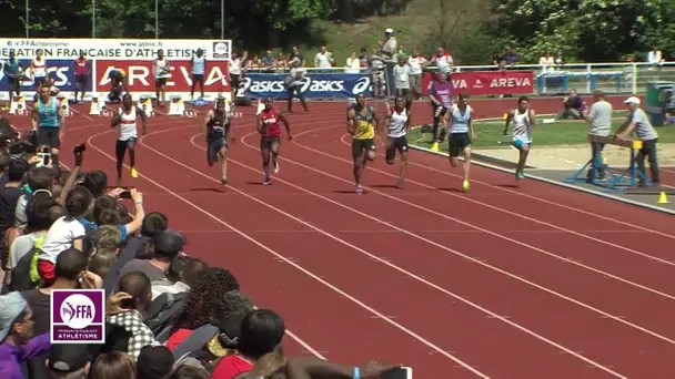 Tourcoing 2015 : Finale M 100 m (Jimmy Vicaut en 10&#039;&#039;02)