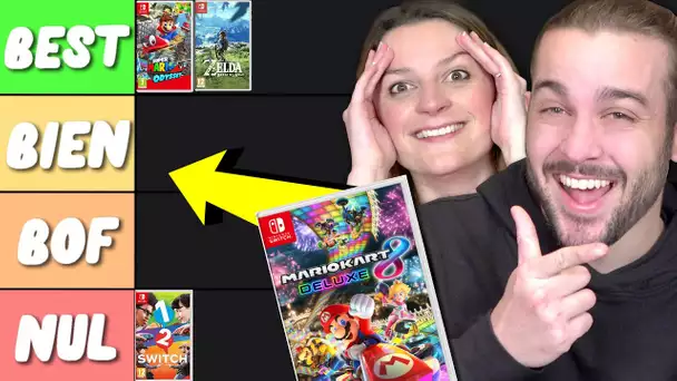 QUELS SONT LES MEILLEURS JEUX NINTENDO SWITCH ? NOTRE TIER LIST DES JEUX NINTENDO ! (5 ans après...)