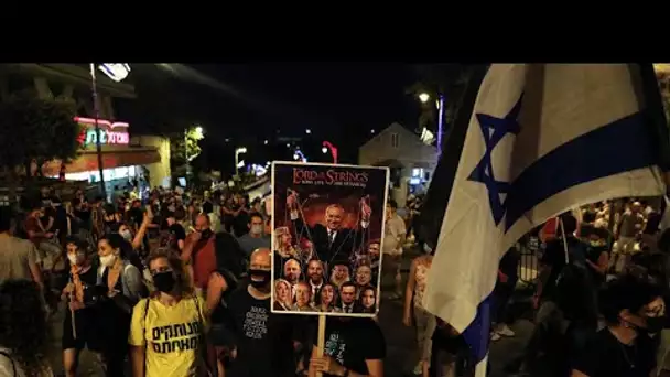 En Israël, des manifestations anti-Netanyahu malgré le reconfinement
