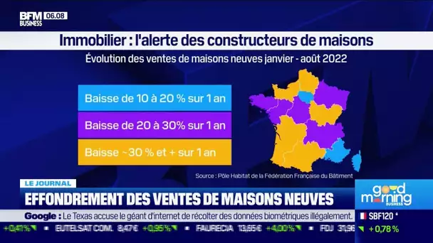 Effondrement des ventes de maisons neuves