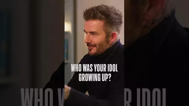 David Beckham ask Sabrina Ionescu who her idol was 🤔 | #Shorts
