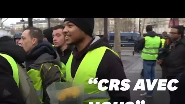 "CRS avec nous": comment des gilets jaunes ont tenté de rallier les policiers