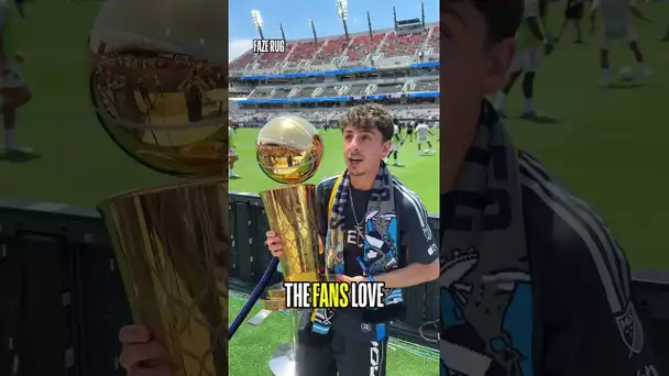 The Larry O’Brien Trophy met so many different creators on its journey to the NBA Finals!