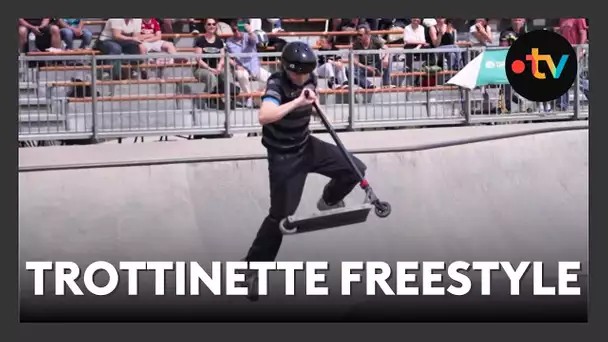 Pau: l'élite de la trottinette freestyle