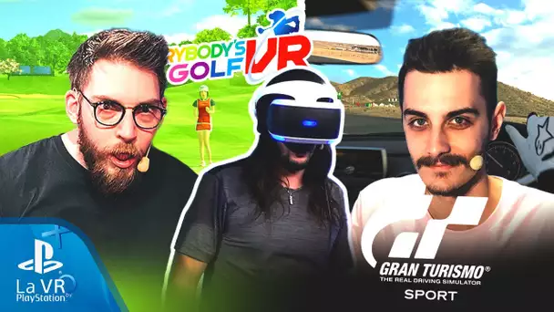 Jiraya sera t-il le boss du golf en VR ? (Everybody’s golf VR & Gran Turismo Sport) | PSVR #06