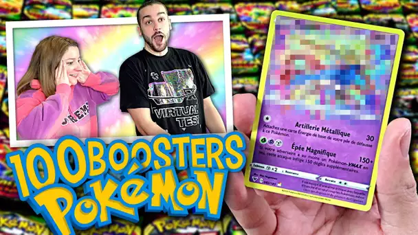 ON PACK LA DERNIERE CARTE AMAZING RARE ! MEGA OUVERTURE 100 BOOSTERS POKEMON VOLTAGE ECLATANT (3/3)