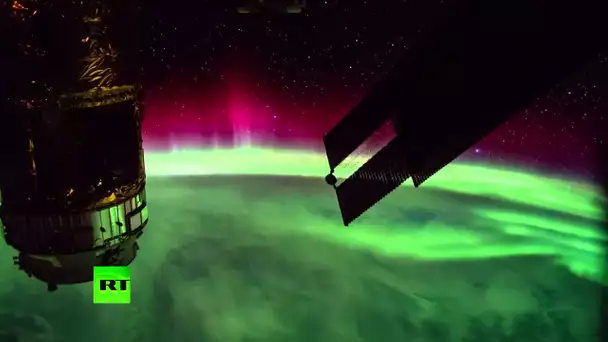 A couper le souffle : des aurores boréales capturées par l’ISS