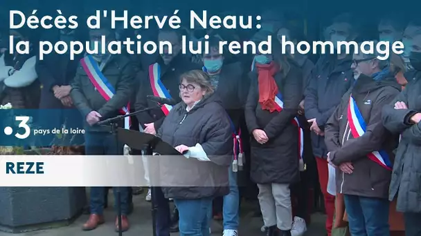Décès d'Hervé Neau, maire de Rezé : la population lui rend hommage