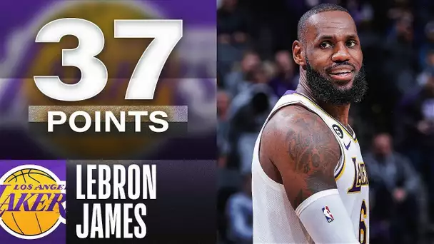 Lebron James GOES OFF For 37 Points in Lakers W Over Kings | January 7, 2023