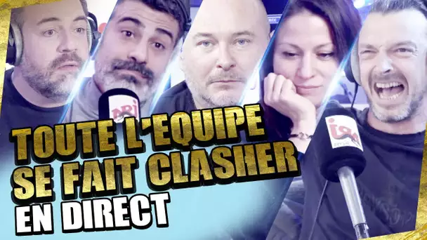 TOUTE L'ÉQUIPE SE FAIT CLASHER EN DIRECT