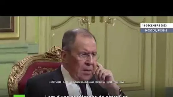 Lavrov dénonce l'inaction des journalistes occidentaux sur la question de Boutcha