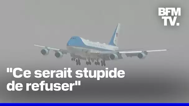 "Ce serait stupide de refuser": Donald Trump prêt à accepter un avion offert par le Qatar