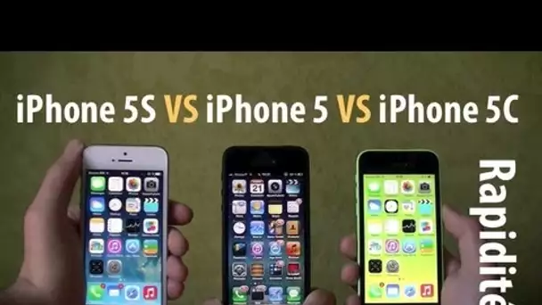 iPhone 5S VS iPhone 5C VS iPhone 5 - Comparatif Rapidité et Jeux (Geekbench, Démarrage, Safari, etc)