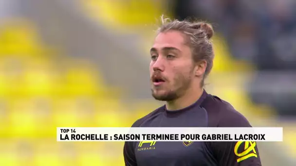 Saison terminée pour Gabriel Lacroix