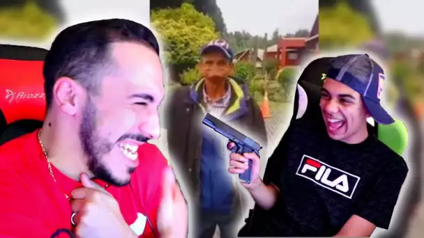 ESSAYE  DE NE PAS RIRE AVEC MOWMOW SINON BILLE D'AIRSOFT