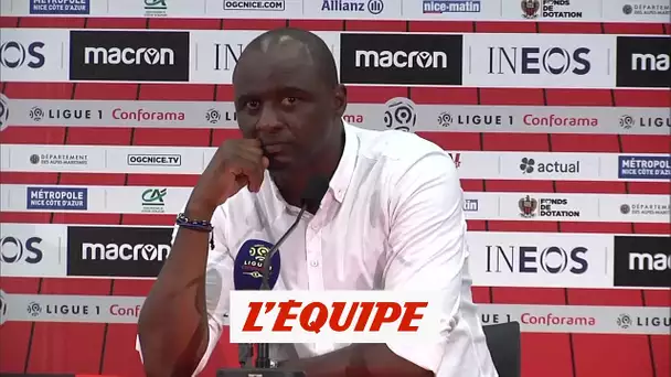 Vieira «On apprendra beaucoup de ce match» - Foot - L1 - Nice