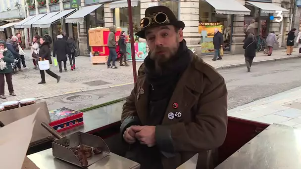 Dijon : un marchand de marrons chauds nous raconte son quotidien