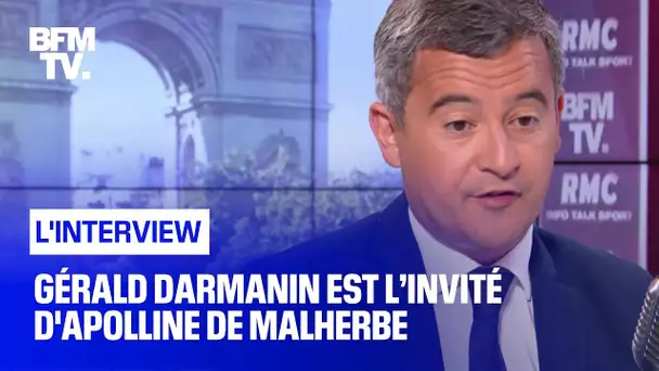 Gérald Darmanin face à Apolline de Malherbe en direct