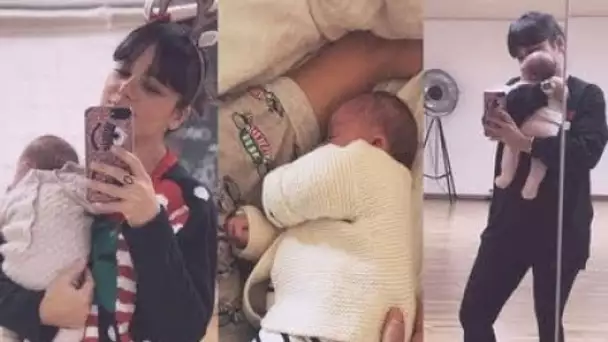 Alizée et Grégoire Lyonnet  retour en images sur leur premier mois de jeunes parents
