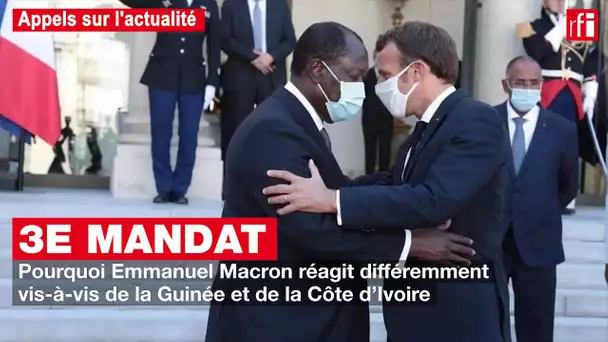 3e mandat : pourquoi Macron réagit différemment pour la #Guinée & la #CôtedIvoire ?